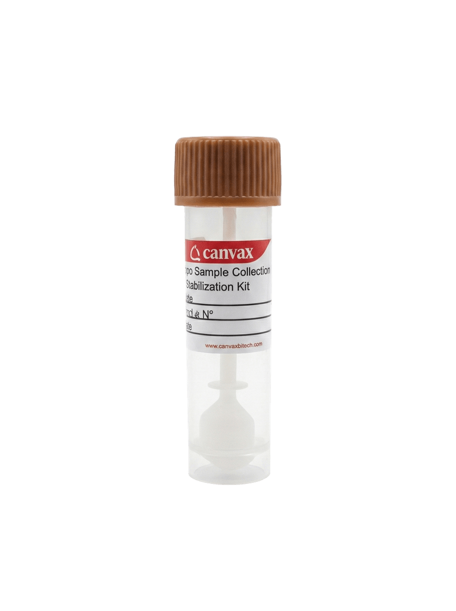 Tube de prélèvement de selles pour l'analyse du microbiote intestinal